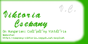 viktoria csepany business card